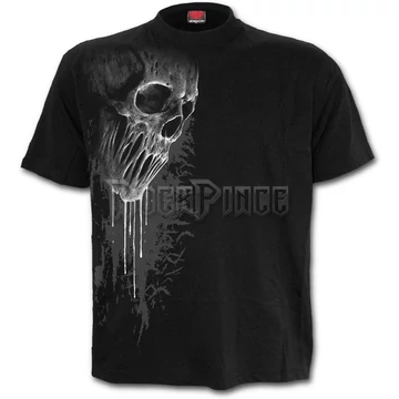 BAT CURSE - Front Print T-Shirt Black - E026M121