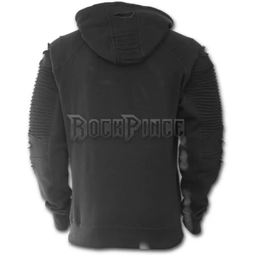 GOTHIC ROCK - Premium Biker Fashion Mens Hoodie (Plain) - P002M475