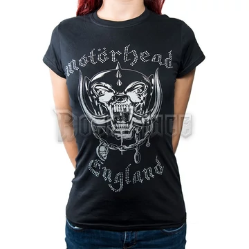 MOTÖRHEAD - ENGLAND (DIAMANTE) - női póló - MHDMTS01LB