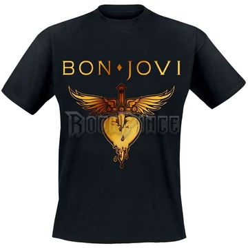 BON JOVI - Heart - UNISEX PÓLÓ
