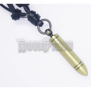 Lőszer medál bőr szíjon II.