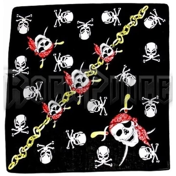 Pirate Skull Crossbones - kendő/bandana