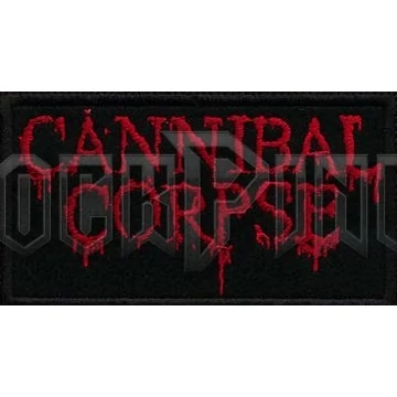 Cannibal Corpse - RED LOGO - KISFELVARRÓ