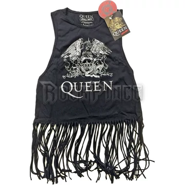 QUEEN - CREST VINTAGE - rojtos női trikó - QUTVT01LB
