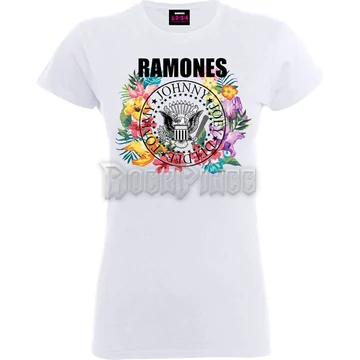 RAMONES - CIRCLE FLOWERS - női póló - RATS39LB