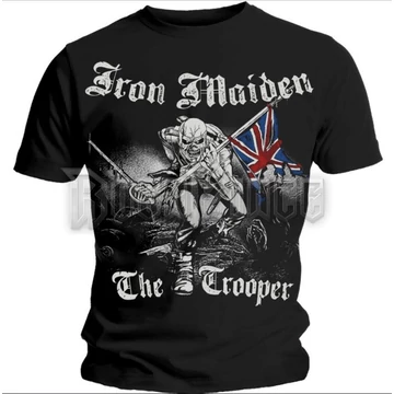 Iron Maiden - Sketched Trooper - Unisex Póló - IMTEE22MB