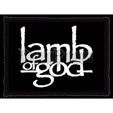 LAMB OF GOD - Logo (95x65) - kisfelvarró HKF-0699