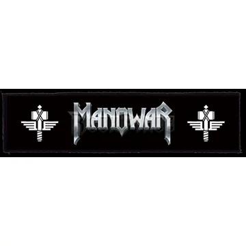 MANOWAR - Logo (Superstrip) - kisfelvarró HKF-0700