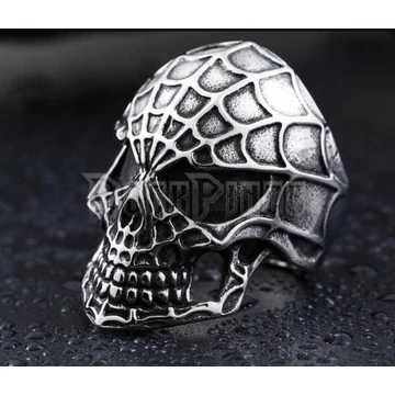 Spiderman Skull Ring - ACÉL GYŰRŰ