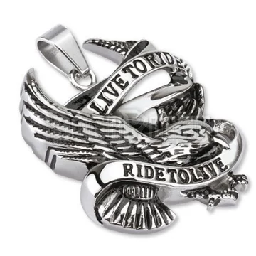 Biker Eagle - acél medál