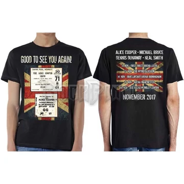 ALICE COOPER - UK Only Event (Nov 2017) - unisex póló - ACTEE23MB