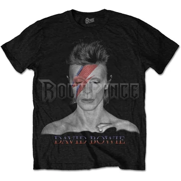 David Bowie - Aladdin Sane - Unisex Póló - BOWTS22MB