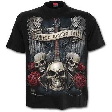 UNSPOKEN - T-Shirt Black - T160M101