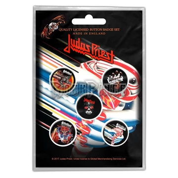 Judas Priest - Turbo - 5 db-os kitűző szett - BB024