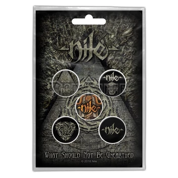 Nile - What Should Not Be Unearthed - 5 db-os kitűző szett - BB032