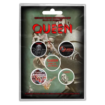 Queen - News Of The World - 5 db-os kitűző szett - BB036