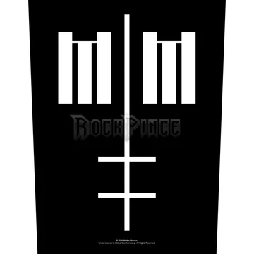 Marilyn Manson - Cross Logo - hátfelvarró - BP1094