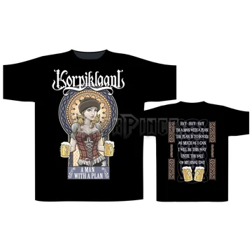 Korpiklaani - A Man With A Plan - unisex póló - ST2136