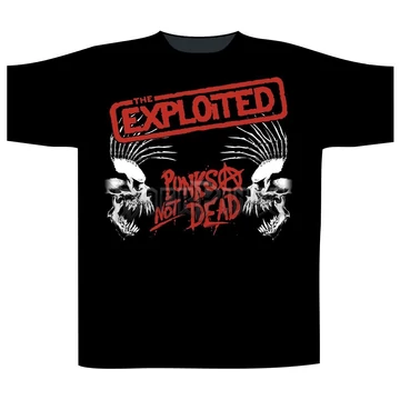 The Exploited - Punks Not Dead / Skulls - unisex póló - ST2151