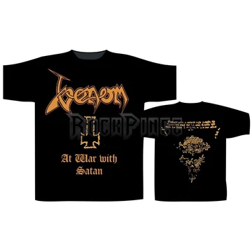 Venom - At War With Satan - unisex póló - ST0076