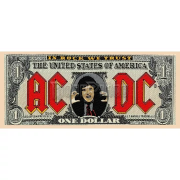 AC/DC - Bank Note - kisfelvarró (15x6,5) - SP1905
