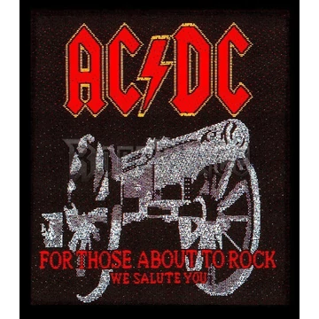 AC/DC - For Those About To Rock - kisfelvarró - SP1507