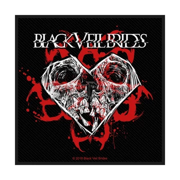 Black Veil Brides - Skull Heart - kisfelvarró - SP2974