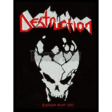 Destruction - Skull - kisfelvarró - SP1694