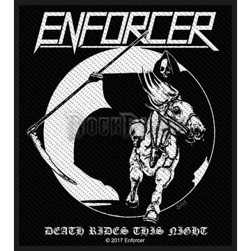 Enforcer - Death Rides - kisfelvarró - SP2902