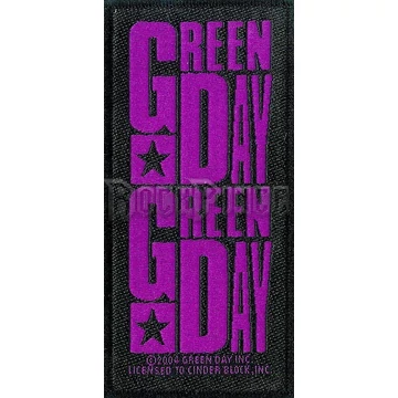 Green Day - Purple Logo - kisfelvarró - SP2922