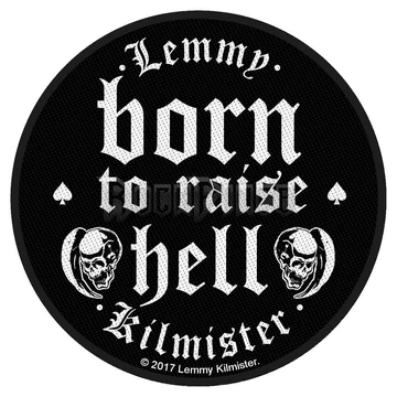 Lemmy - Born To Raise Hell - kisfelvarró (95x95) - SP2909