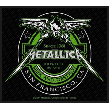 Metallica - Beer Label - kisfelvarró - SP2747