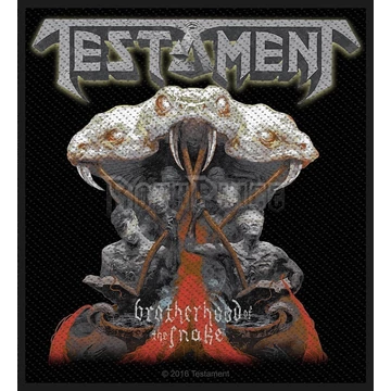 Testament - Bortherhood Of The Snake - kisfelvarró - SP2875