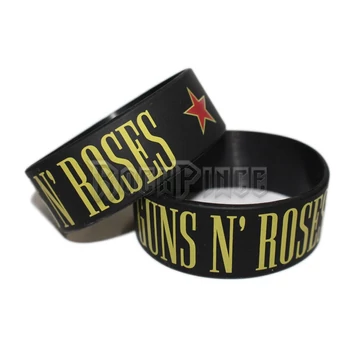 Guns N Roses - Star Logo - szilikon karkötő