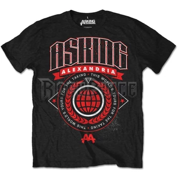 ASKING ALEXANDRIA - THIS WORLD - unisex póló - ASKTSP09MB