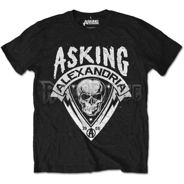 ASKING ALEXANDRIA - SKULL SHIELD - unisex póló - ASKTSP10MB