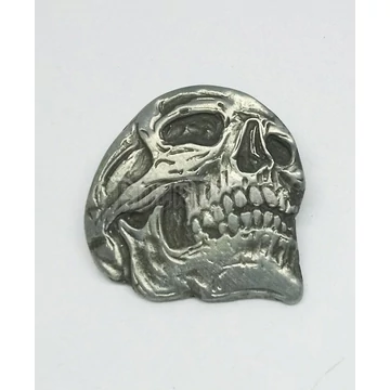 RIDE SKULL - kitűző / fémjelvény