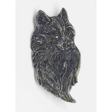 WOLF HEAD - kitűző / fémjelvény