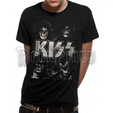 Kiss - Skull Heads - unisex póló - PE17721TSB