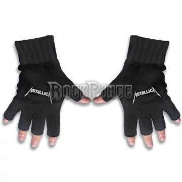 METALLICA - LOGO - unisex ujjatlan kötött kesztyű - FG047