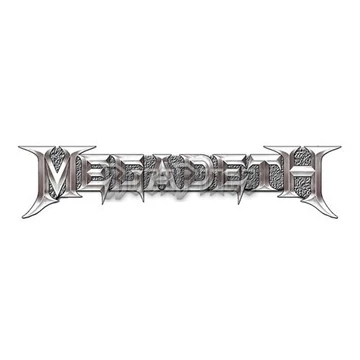 Megadeth - Chrome Logo - Logo - kitűző / fémjelvény - MEGAPIN01