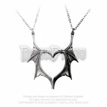 Alchemy - Darkling Heart - Friendship Pendants - nyaklánc P851