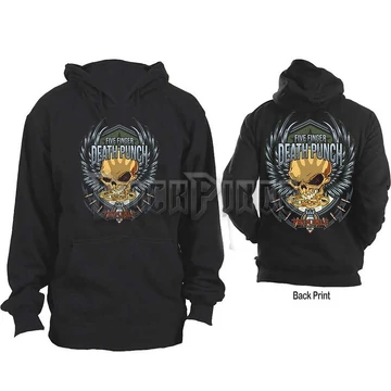 FIVE FINGER DEATH PUNCH - TROUBLE - unisex kapucnis pulóver - FFDPHOOD03MB