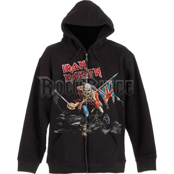 IRON MAIDEN - SCUFFED TROOPER - unisex cipzáras kapucnis pulóver - IMHOOD06MB