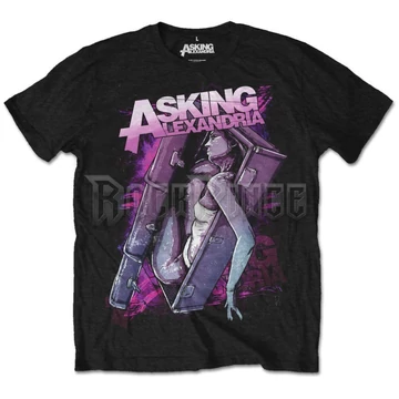 ASKING ALEXANDRIA - COFFIN GIRL - unisex póló - ASKTSP02MB