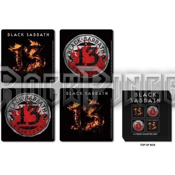Black Sabbath - 13 - 4 db-os poháralátét szett - BSCSSET02