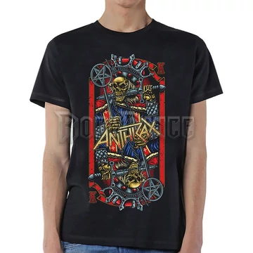 Anthrax - Evil King - Unisex Póló - ANTHTEE17MB