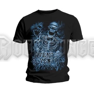 Avenged Sevenfold - Chained Skeleton - Unisex Póló - ASTS07MB