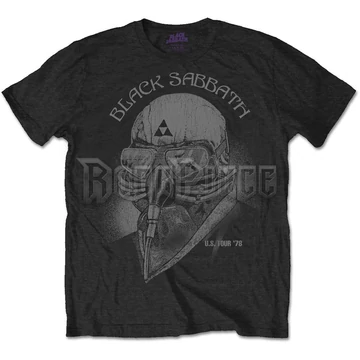 Black Sabbath - US Tour 1978 - Unisex Póló - BSTTRTW01MB
