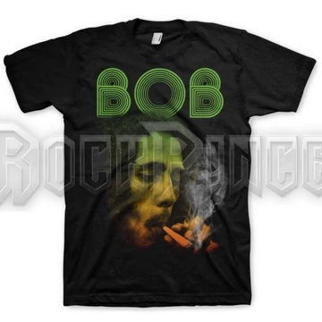 Bob Marley - Smoking Da Erb - Unisex Póló - BMATS02MB